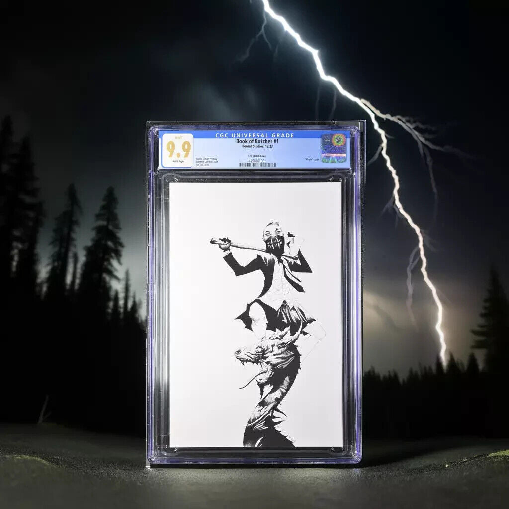 Book of Butcher  #1	Lee Sketch Cover CGC 9.9 (2023)
